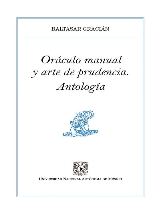 Produktbild: Or&aacute;culo manual y arte de la prudencia