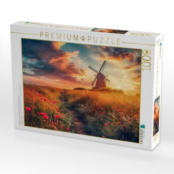 Produktbild: CALVENDO Puzzle Ein Motiv aus dem Kalender Im Reich der Windm&uuml;hlen | 1000 Teile Lege-Gr&ouml;&szlig;e 64x48cm Foto-Puzzle f&uuml;r gl&uuml;ckliche Stunden
