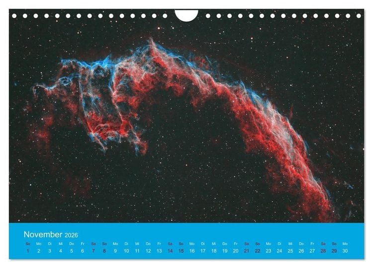 Produktbild: Havel-Sternwarte Weltallkalender (Wandkalender 2026 DIN A4 quer), CALVENDO Monatskalender