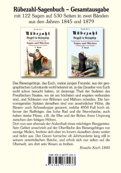 Produktbild: R&uuml;bezahl &ndash; Berggeist im Riesengebirge 1845 - Band 1 (von 2)