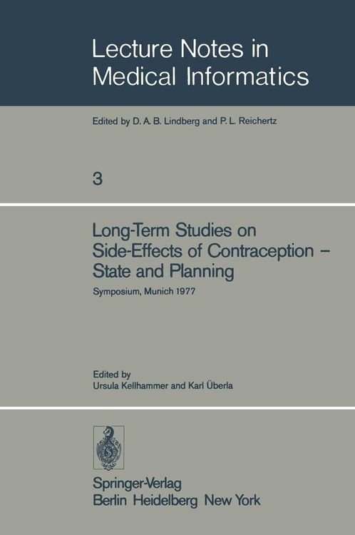 Produktbild: Long-Term Studies on Side-Effects of Contraception - State and Planning