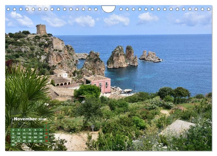 Produktbild: Sizilien &ndash; von Cefal&ugrave; bis Trapani (Wandkalender 2026 DIN A4 quer), CALVENDO Monatskalender