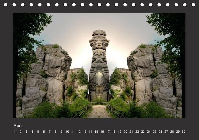 Produktbild: Spiegelwelten - die Externsteine (Tischkalender immerw&auml;hrend DIN A5 quer)