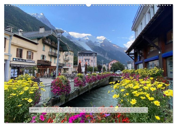 Produktbild: Alpenauszeit - Traumhafte Bergmomente am Wasser (hochwertiger Premium Wandkalender 2026 DIN A2 quer), Kunstdruck in Hochglanz