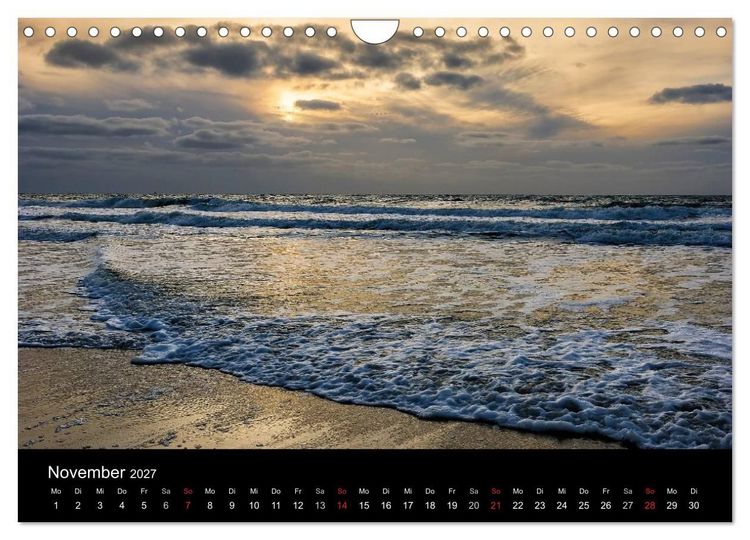 Produktbild: Faszination Meer und Wolken (Wandkalender 2027 DIN A4 quer), CALVENDO Monatskalender