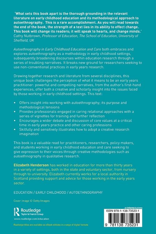 Produktbild: Autoethnography in Early Childhood Education and Care