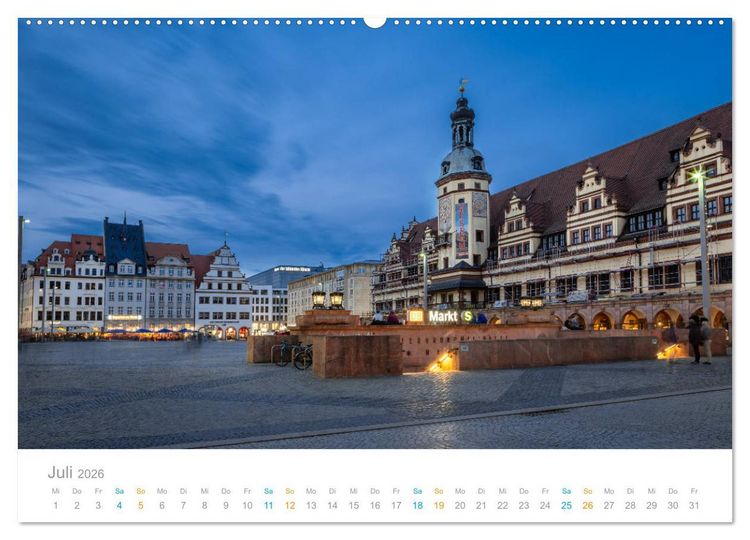 Produktbild: Leipzig - Spaziergang durch Epochen (Wandkalender 2026 DIN A2 quer), CALVENDO Monatskalender