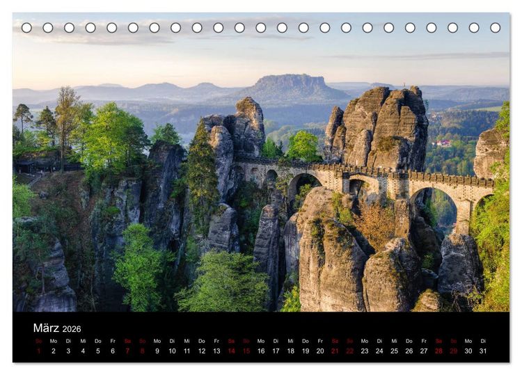 Produktbild: St&auml;dte und Sehensw&uuml;rdigkeiten in Deutschland (Tischkalender 2026 DIN A5 quer), CALVENDO Monatskalender