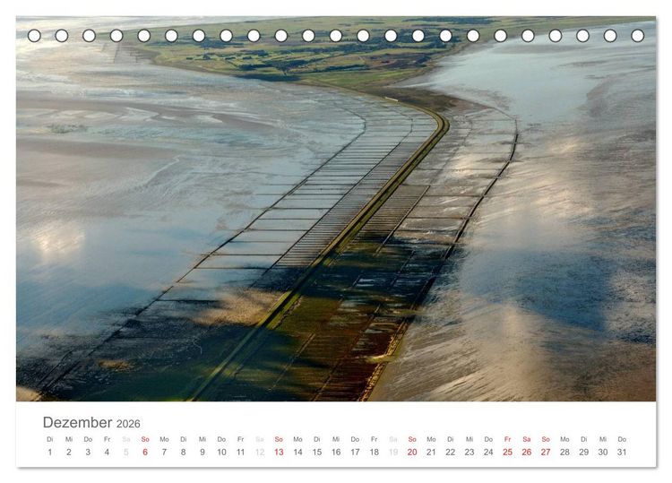 Produktbild: Nordfriesische Inseln im Auge des Fotografen (Tischkalender 2026 DIN A5 quer), CALVENDO Monatskalender