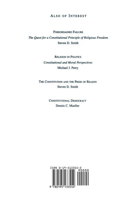 Produktbild: Religion and the Continental Congress, 1774-1789