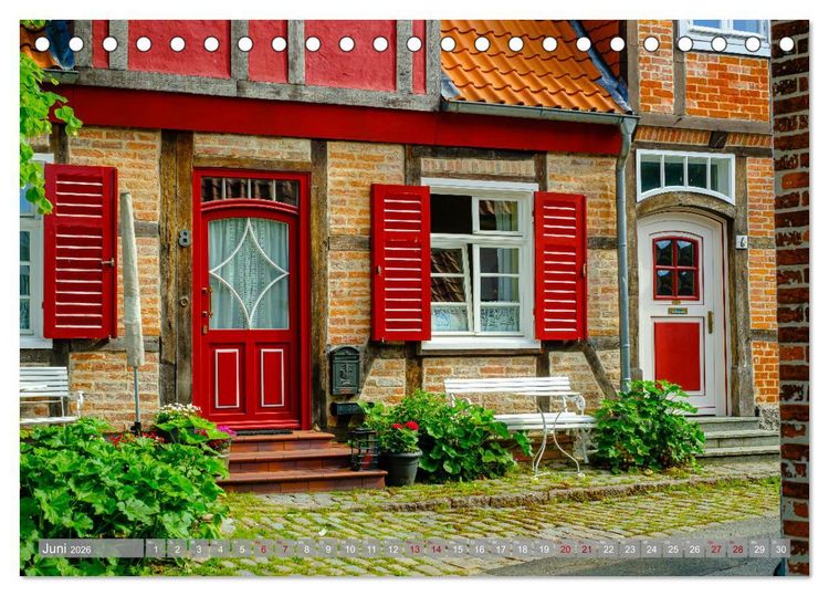 Produktbild: Ein Blick auf L&uuml;beck-Travem&uuml;nde (Tischkalender 2026 DIN A5 quer), CALVENDO Monatskalender