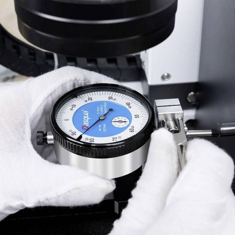 Produktbild: Dasqua 5111-1005 Messuhr mit Kontrollma&szlig; 10mm Ablesung: 0.01mm