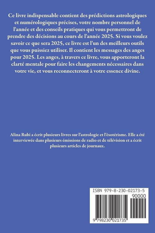 Produktbild: Astrologie, Num&eacute;rologie et Anges 2025