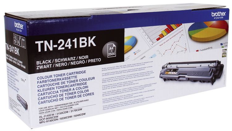 Produktbild: Brother Toner TN-241BK Original Schwarz 2500 Seiten TN241BK