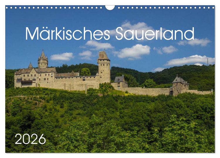 Produktbild: M&auml;rkisches Sauerland (Wandkalender 2026 DIN A3 quer), CALVENDO Monatskalender