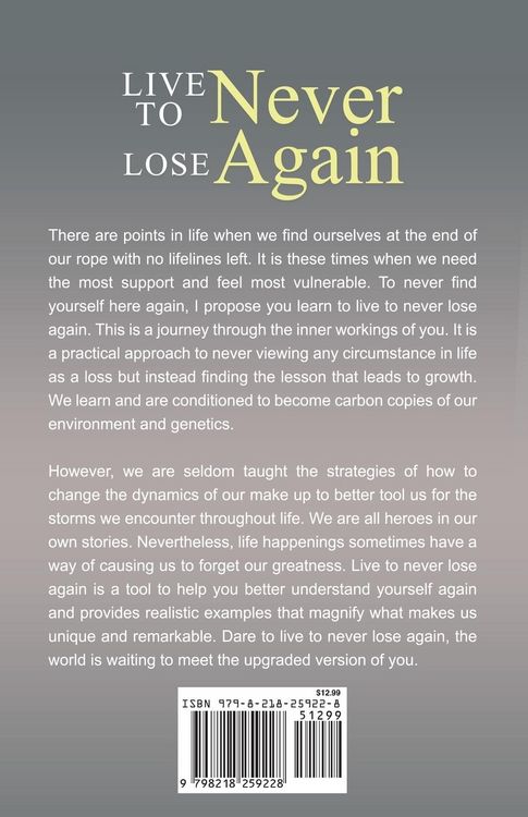 Produktbild: Live to Never Lose Again