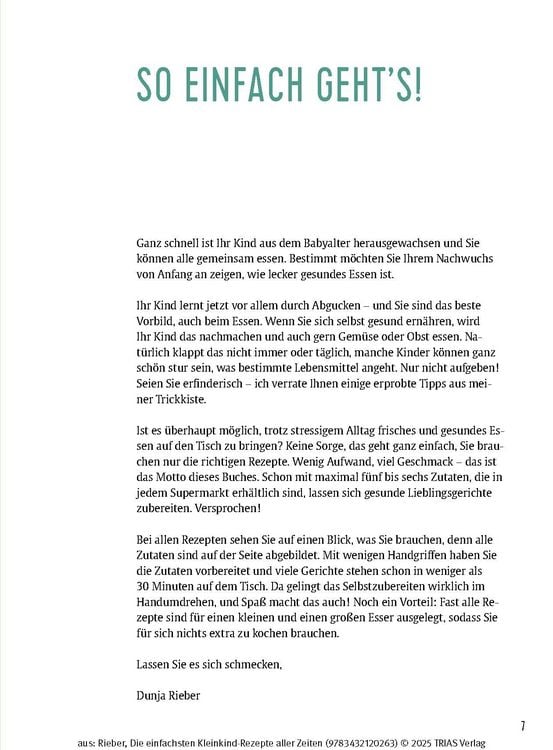 Produktbild: Die einfachsten Kleinkind-Rezepte aller Zeiten