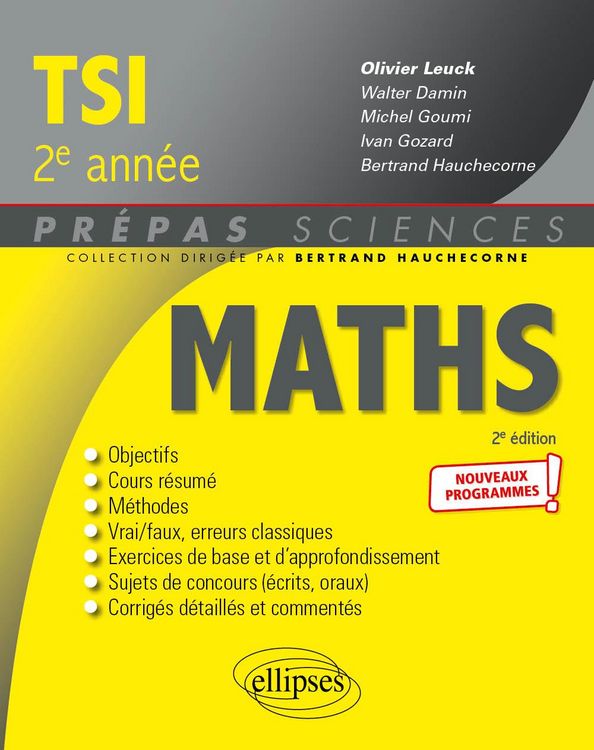 Produktbild: Math&eacute;matiques TSI-2 - Programme 2022