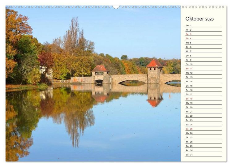 Produktbild: Reise durch Leipzig (Wandkalender 2026 DIN A2 quer), CALVENDO Monatskalender