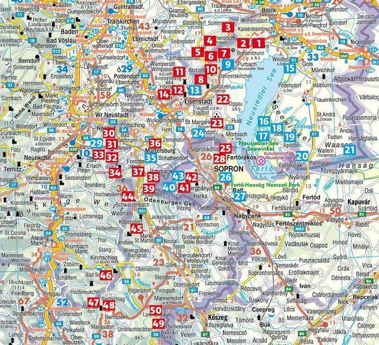 Produktbild: ROTHER Wanderf&uuml;hrer Leithagebirge - Rosaliengebirge