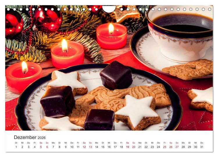 Produktbild: Kulinarische Kompositionen (Wandkalender 2026 DIN A4 quer), CALVENDO Monatskalender