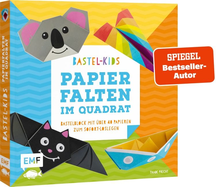 Produktbild: Papierfalten im Quadrat &ndash; Bastel-Kids