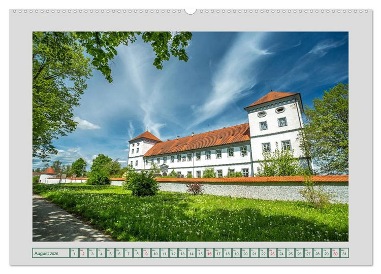 Produktbild: Schl&ouml;sser in Baden-W&uuml;rttemberg (hochwertiger Premium Wandkalender 2026 DIN A2 quer), Kunstdruck in Hochglanz