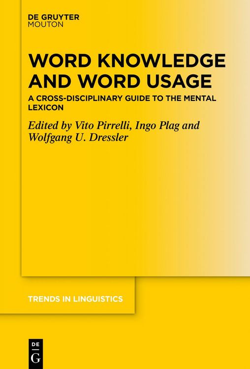 Produktbild: Word Knowledge and Word Usage