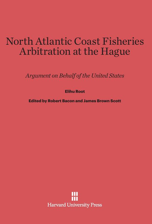 Produktbild: North Atlantic Coast Fisheries Arbitration at the Hague