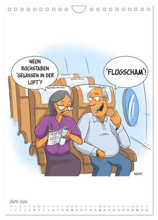 Produktbild: Okay, Boomer - Cartoons (Wandkalender 2026 DIN A4 hoch), CALVENDO Monatskalender