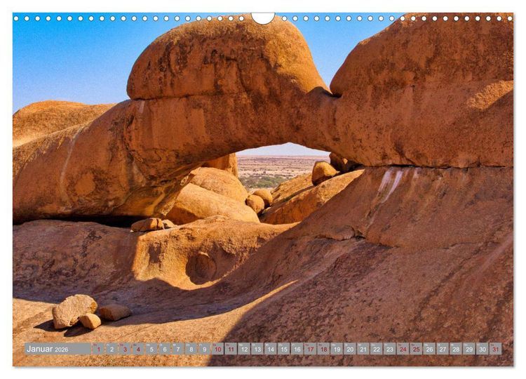 Produktbild: Namibia - Von Nord nach S&uuml;d (Wandkalender 2026 DIN A3 quer), CALVENDO Monatskalender