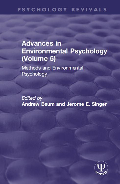 Produktbild: Advances in Environmental Psychology (Volume 5)