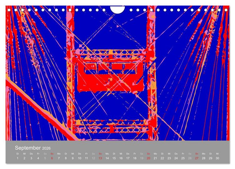 Produktbild: WIEN popartig (Wandkalender 2026 DIN A4 quer), CALVENDO Monatskalender