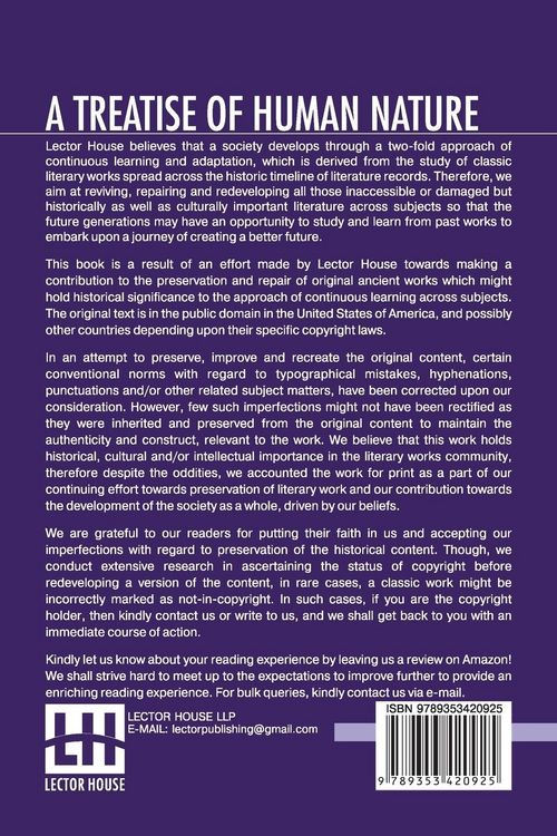 Produktbild: A Treatise Of Human Nature (Complete)