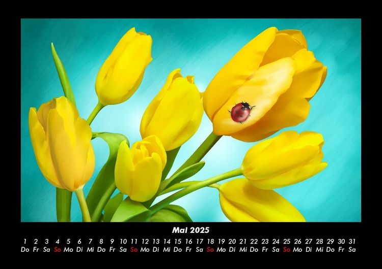 Produktbild: Blumentr&auml;ume 2025 Fotokalender DIN A3