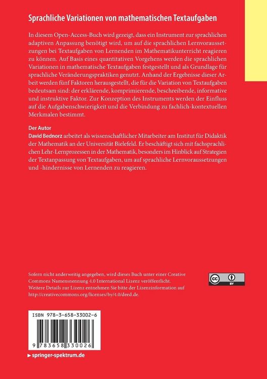 Produktbild: Sprachliche Variationen von mathematischen Textaufgaben