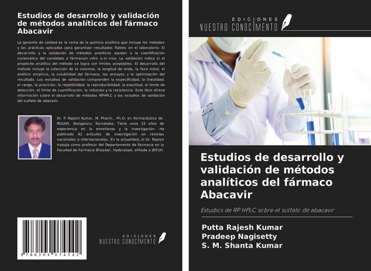 Produktbild: Estudios de desarrollo y validaci&oacute;n de m&eacute;todos anal&iacute;ticos del f&aacute;rmaco Abacavir