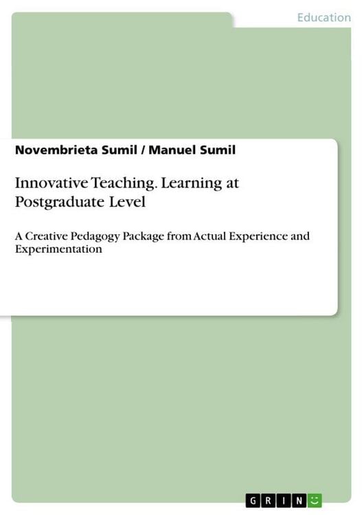 Produktbild: Innovative Teaching. Learning at Postgraduate Level