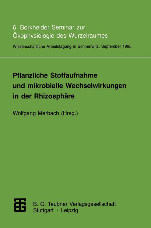 Produktbild: Pflanzliche Stoffaufnahme und mikrobielle Wechselwirkungen in der Rhizosph&auml;re