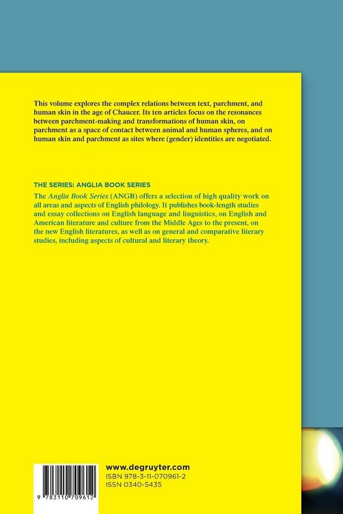 Produktbild: Writing on Skin in the Age of Chaucer
