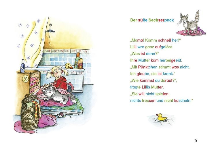 Produktbild: Silbengeschichten zum Lesenlernen - Katzengeschichten