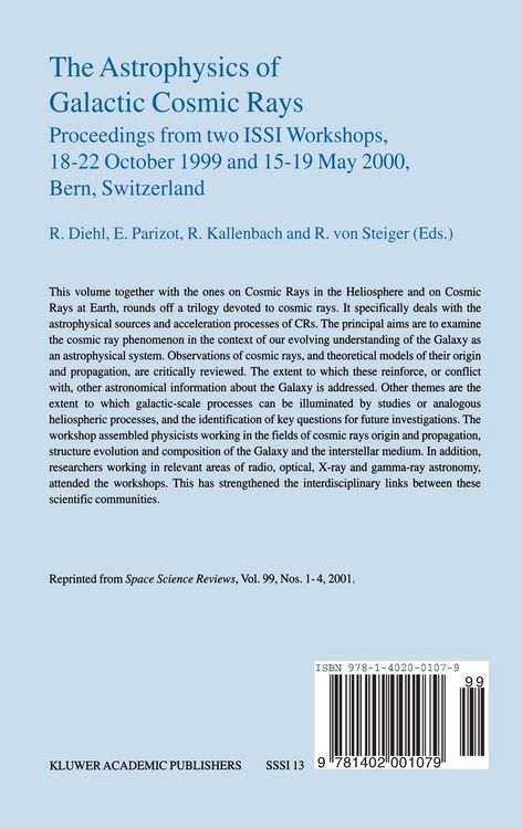 Produktbild: The Astrophysics of Galactic Cosmic Rays