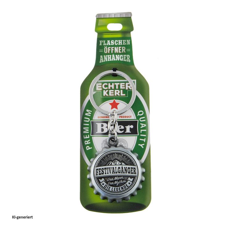 Produktbild: HTI-Living Echter Kerl Flaschen&ouml;ffner Festivalg&auml;nger Echter Kerl Flaschen&ouml;ffner Festivalg&auml;nger