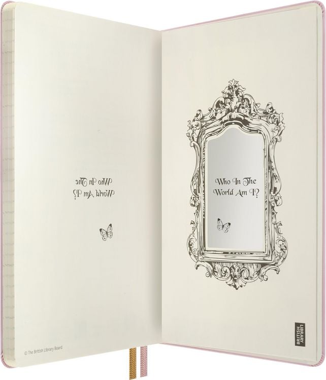 Produktbild: Moleskine Alice im Wunderland 12 Monate Wochen-Notizkalender 2027, L/A5, 1 Wo = 1 Seite, fester Einband