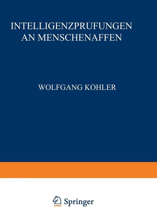 Produktbild: Intelligenzpr&uuml;fungen an Menschenaffen