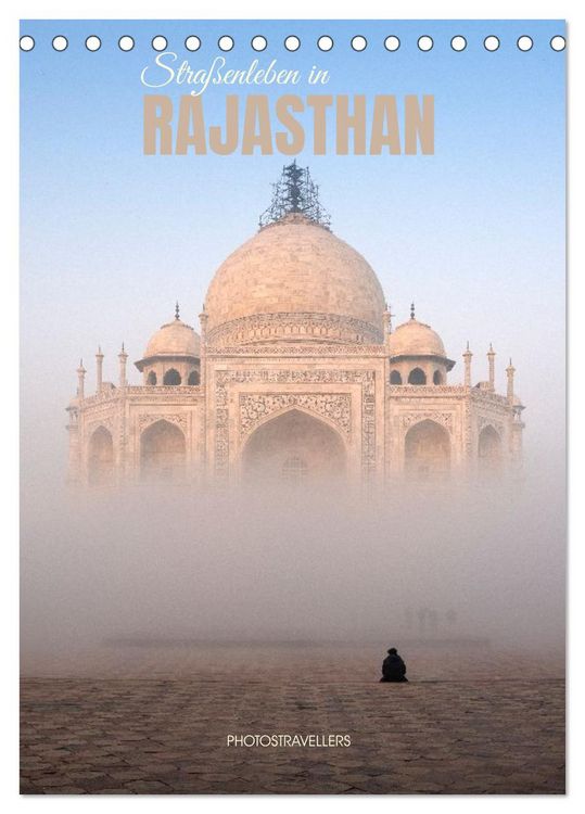 Produktbild: Stra&szlig;enleben in Rajasthan (Tischkalender 2027 DIN A5 hoch), CALVENDO Monatskalender