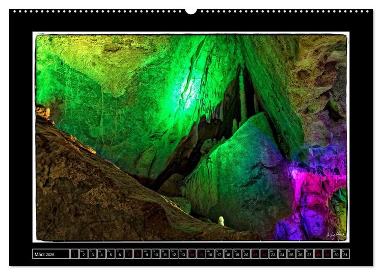 Produktbild: Tropfstein Dechenh&ouml;hle (hochwertiger Premium Wandkalender 2026 DIN A2 quer), Kunstdruck in Hochglanz