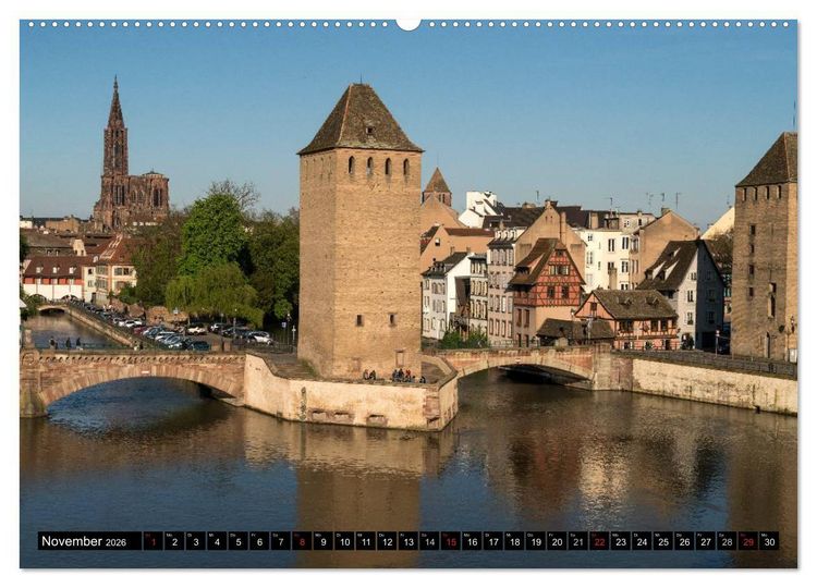 Produktbild: Frankreich - Strasbourg (Wandkalender 2026 DIN A2 quer), CALVENDO Monatskalender