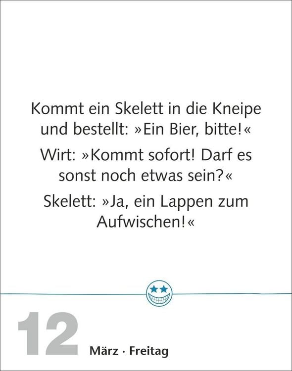 Produktbild: Beste Witze Tagesabrei&szlig;kalender 2027