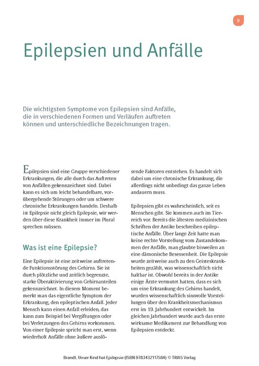 Produktbild: Unser Kind hat Epilepsie